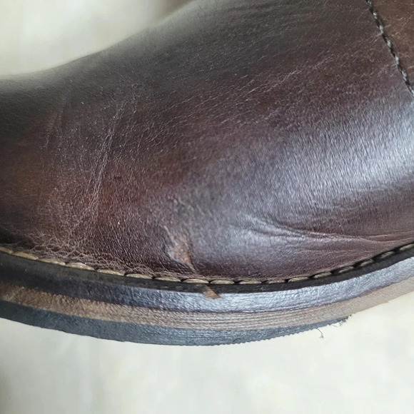 Wolverine Brown and Black Leather Knee-High Boots 6.5 - Picture 6 of 11